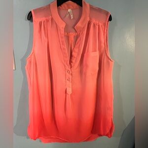 Ombré sleeveless blouse